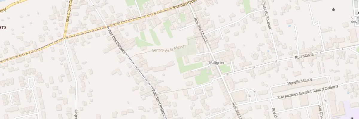 Plan du 285 Rue des Murlins à Orléans