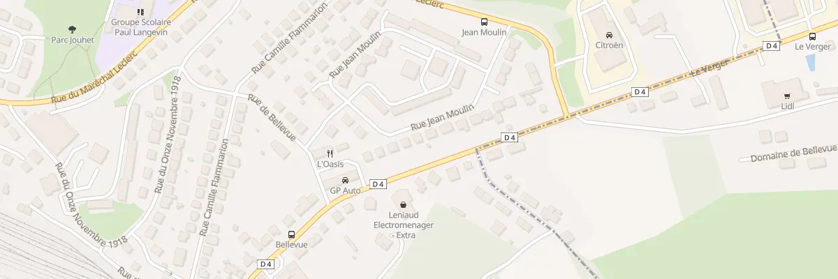 Plan du 24 Rue Jean Moulin à Guéret