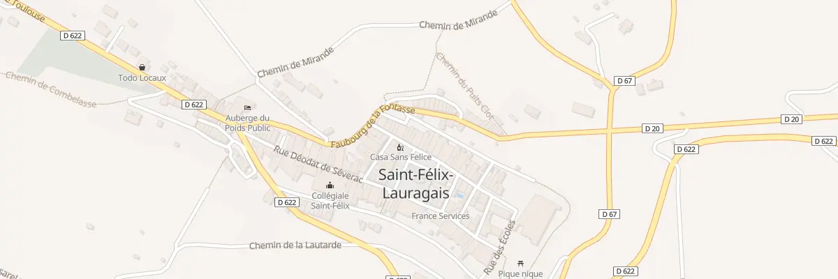 Plan du 243 La Ville à Saint-Félix-Lauragais