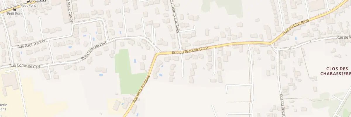Plan du 23 Rue du Pressoir Blanc à Orléans