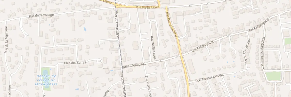 Plan du 60 Rue Guignegault à Orléans