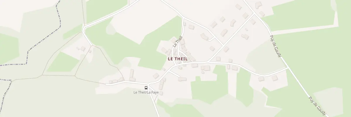 Plan du 35 Le Theil à Sainte-Feyre