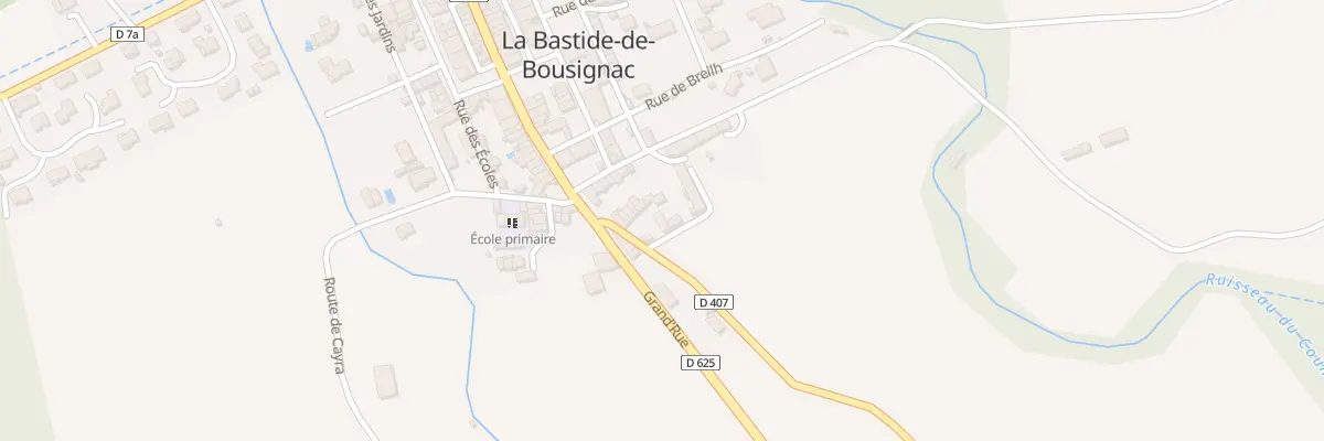 Plan du 9 Rue des Usines à La Bastide-de-Bousignac