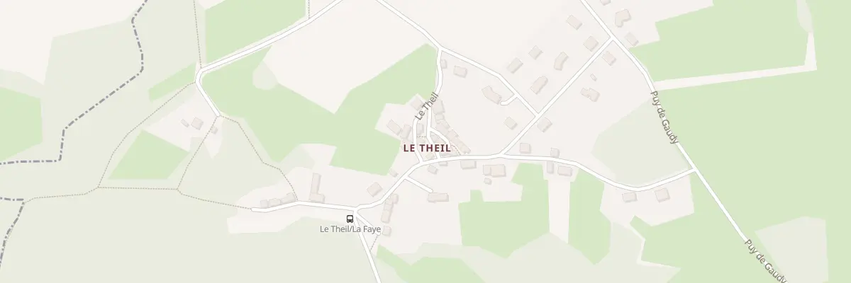 Plan du 35B Le Theil à Sainte-Feyre