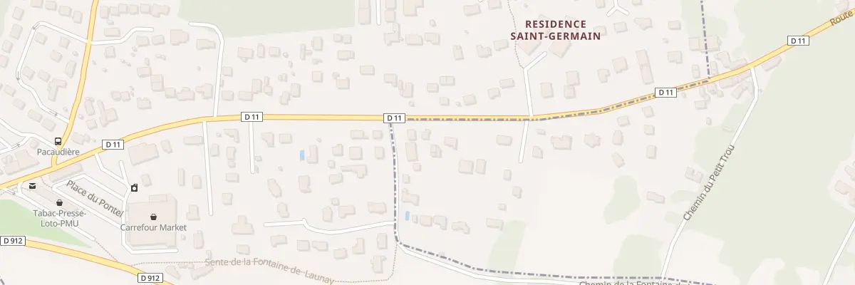 Plan du 18 Rte de Saint Germain à Neauphle-le-Château