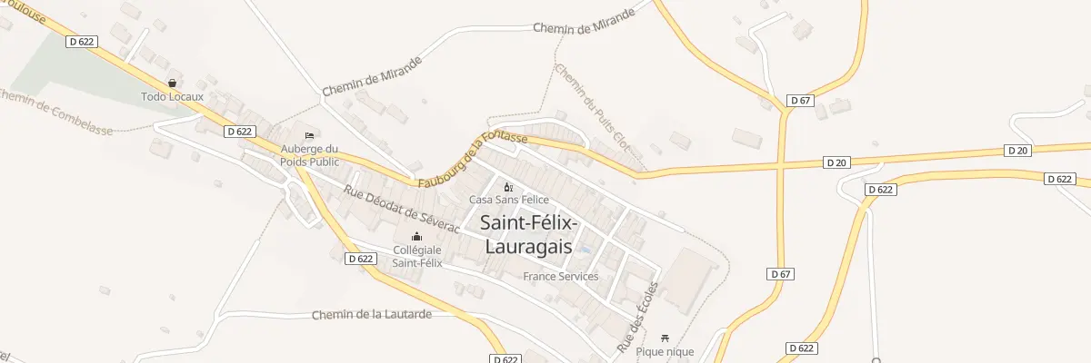 Plan du 25 Rue des Nobles à Saint-Félix-Lauragais