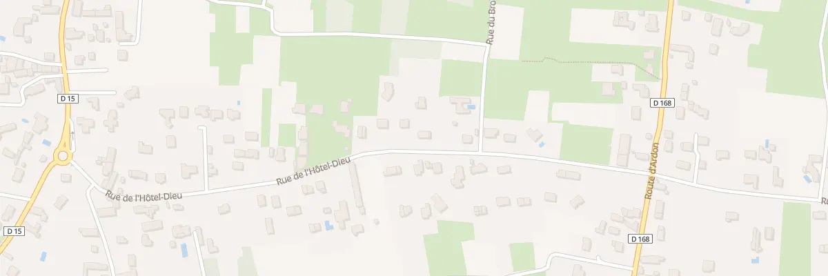 Plan du 1586 Rue de l’Hôtel Dieu à Olivet