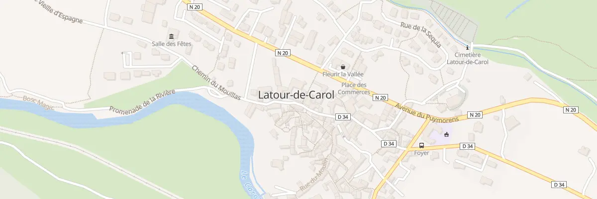 Plan du 9 Rte Vieille d’Espagne à Latour-de-Carol
