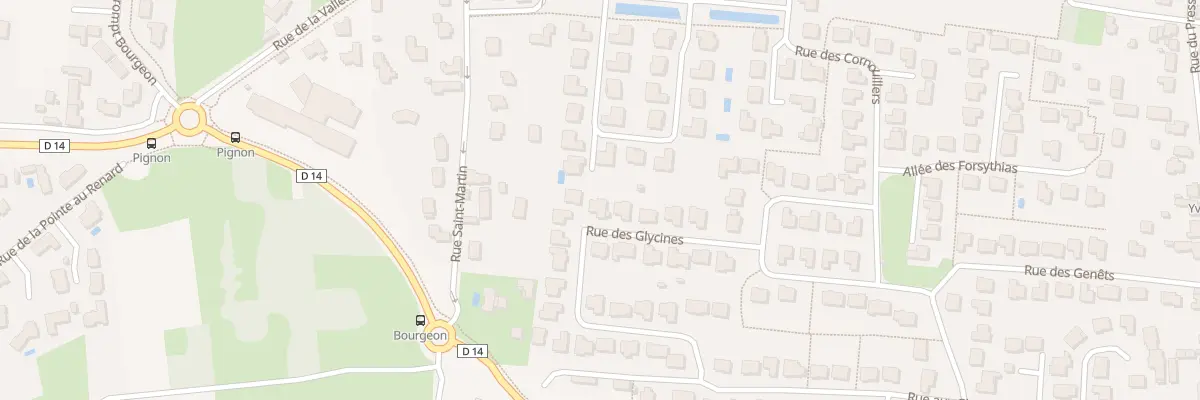 Plan du 255 Rue des Glycines à Olivet