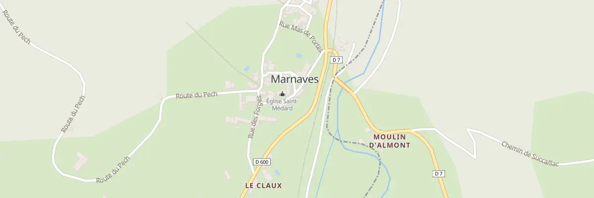 Plan du 5010 Marnaves à Marnaves