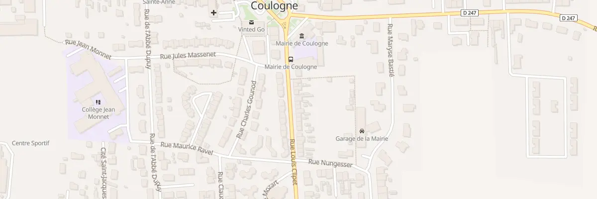 Plan du 199 Rue Louis Clipet à Coulogne
