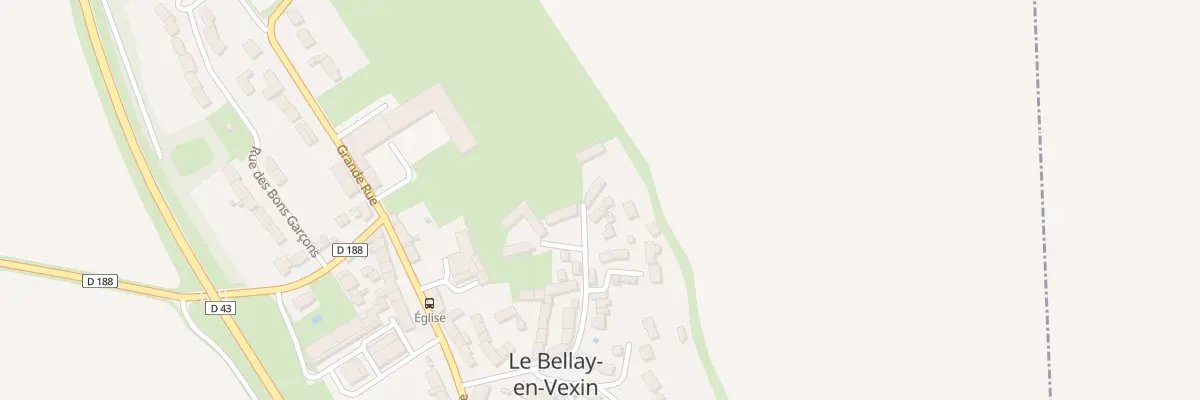 Plan du 6 Rue du Bout a Robin au Bellay-en-Vexin