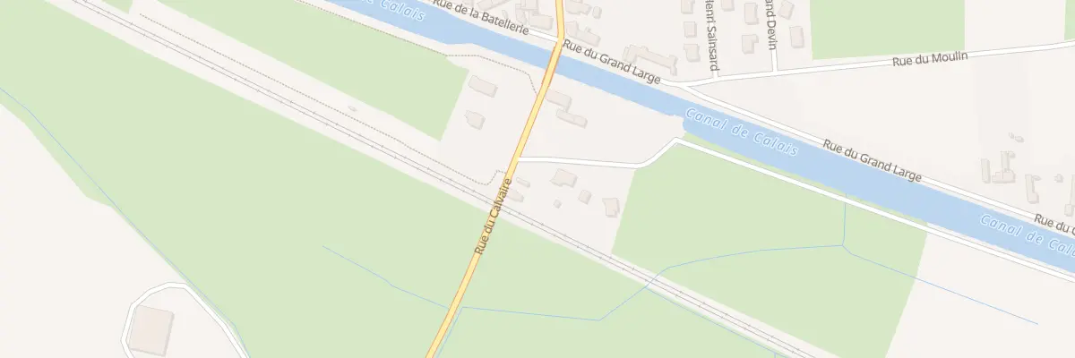 Plan du 59 Rue du Calvaire à Coulogne