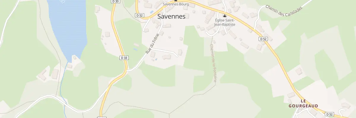 Plan du 8 Rue du Frêne à Savennes