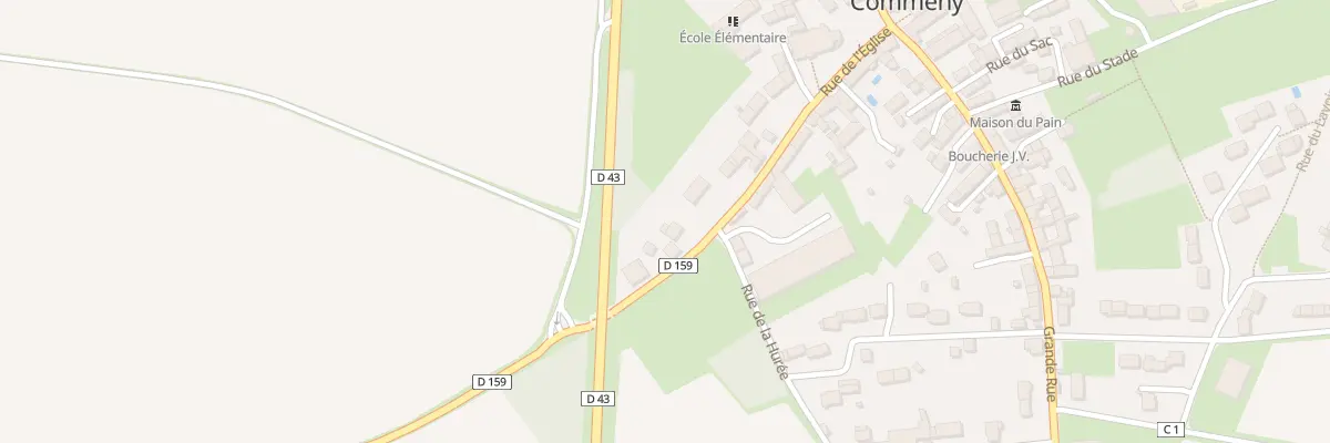 Plan du 17 Rue de l’Eglise à Commeny