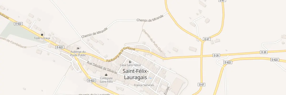 Plan du 13 Fg de la Fontasse à Saint-Félix-Lauragais
