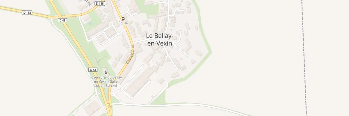 Plan du 6 Rue de la Mairie au Bellay-en-Vexin