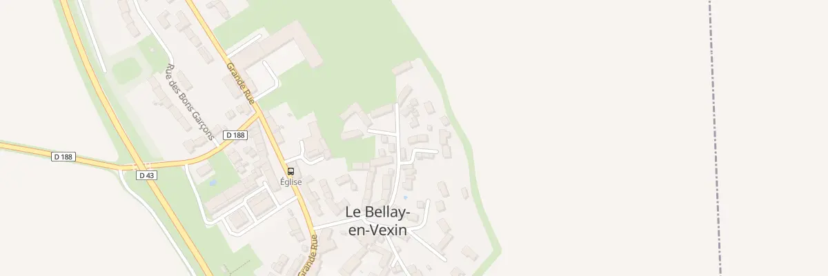 Plan du 1 Crs du Bout a Robin au Bellay-en-Vexin