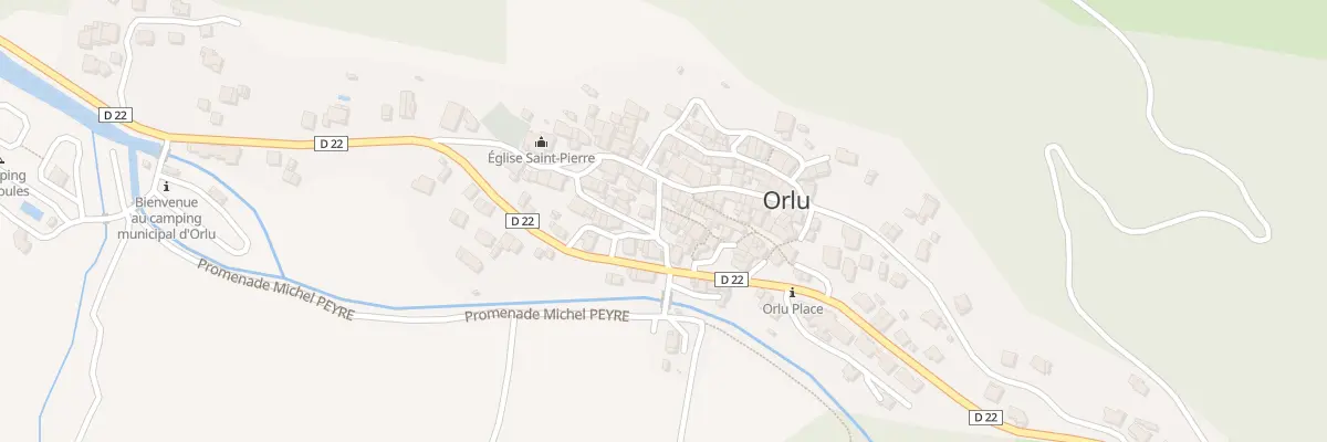 Plan du 10 Qua Le Pont à Orlu