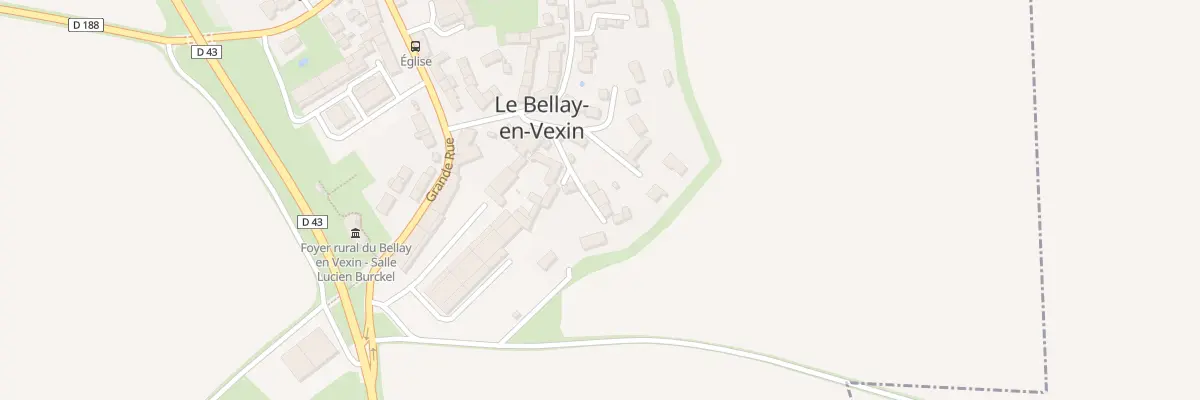 Plan du 8 Rue de la Mairie au Bellay-en-Vexin