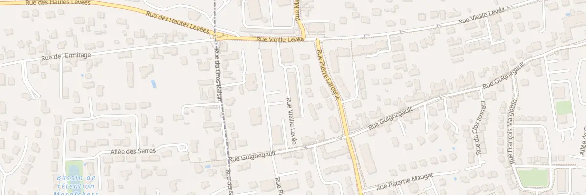 Plan du 95 Rue Vieille Levée à Orléans