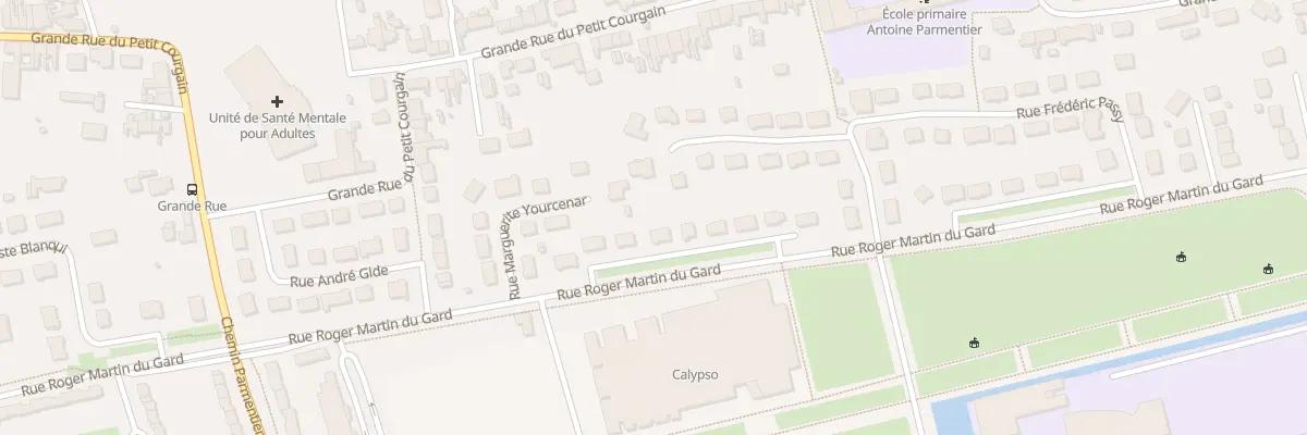Plan du 827 Rue Roger Martin du Gard à Calais