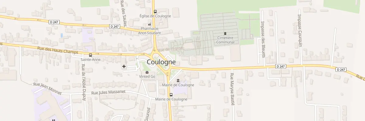 Plan du 1B Rue Louis Denis à Coulogne