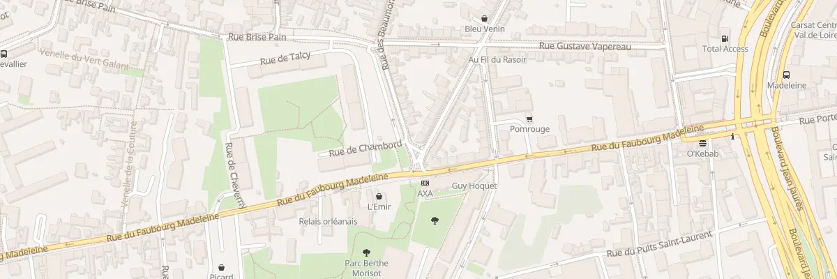 Plan du 1 Rue de Vauquois à Orléans