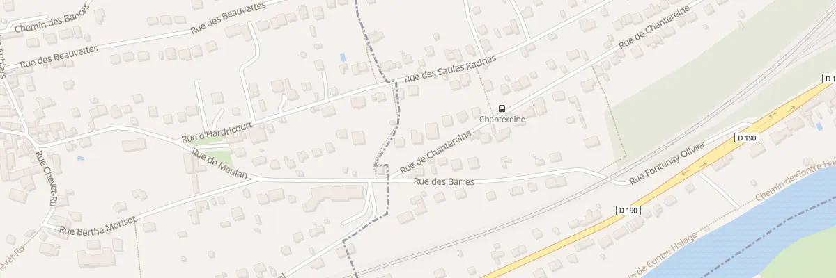 Plan du 98 Rue Chantereine à Hardricourt