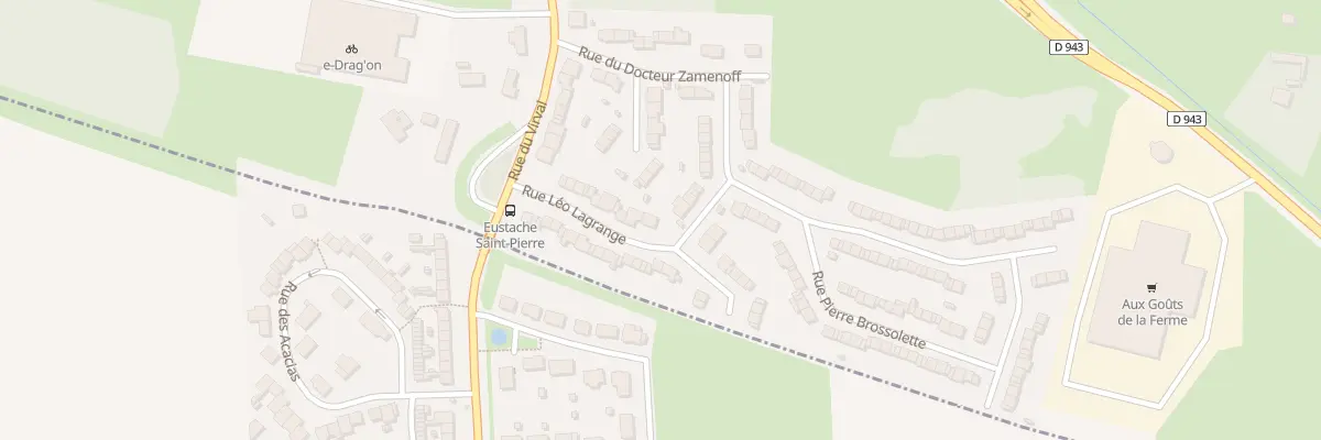 Plan du 91 Rue Léo Lagrange à Calais