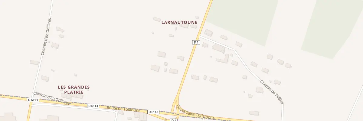 Plan du 804 Rte St Christophe à Ricaud