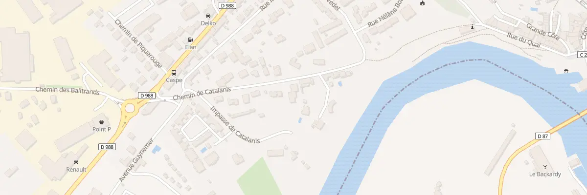 Plan du 7B Che des Catalanis à Gaillac