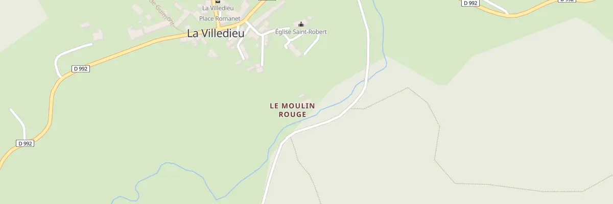 Plan du 5036 Le Moulin Rouge à La Villedieu