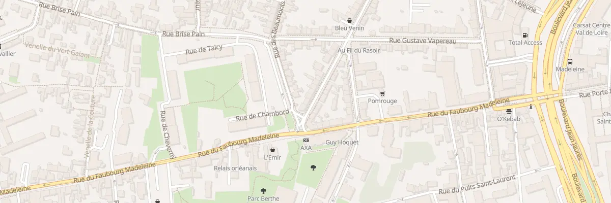 Plan du 3 Rue de Vauquois à Orléans