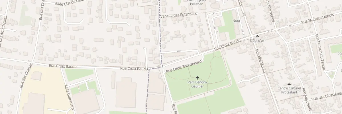 Plan du 28 Rue Croix Baudu à Orléans