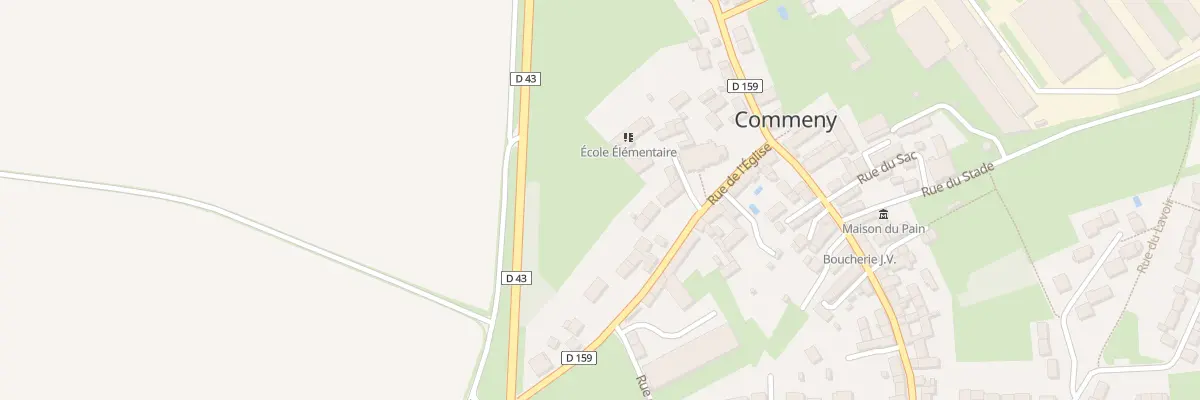 Plan du 5B Rue de l’Eglise à Commeny