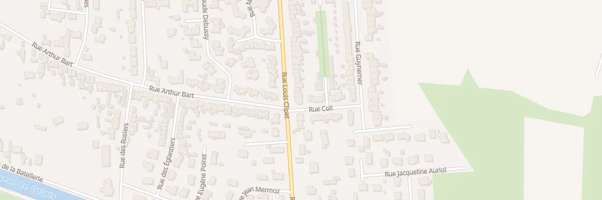 Plan du 483 Rue Louis Clipet à Coulogne