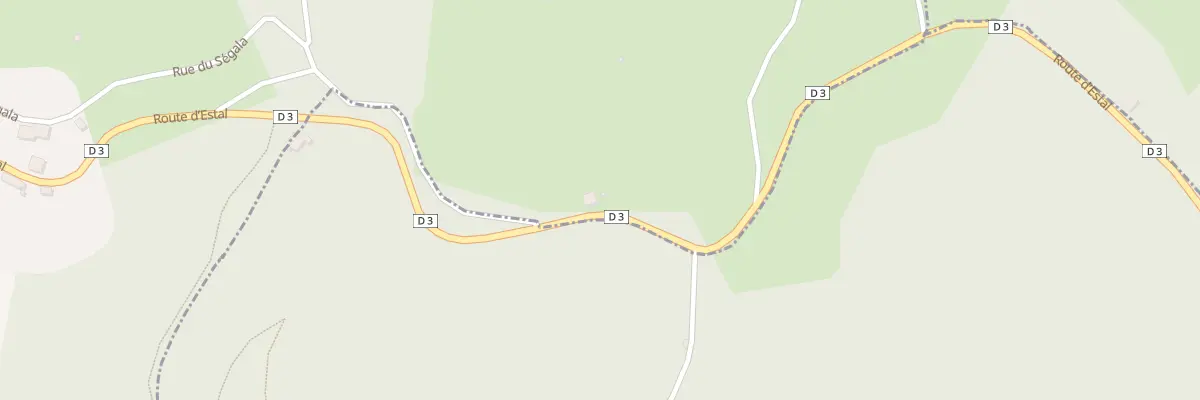 Plan du 820 Route d’Estal à Glanes