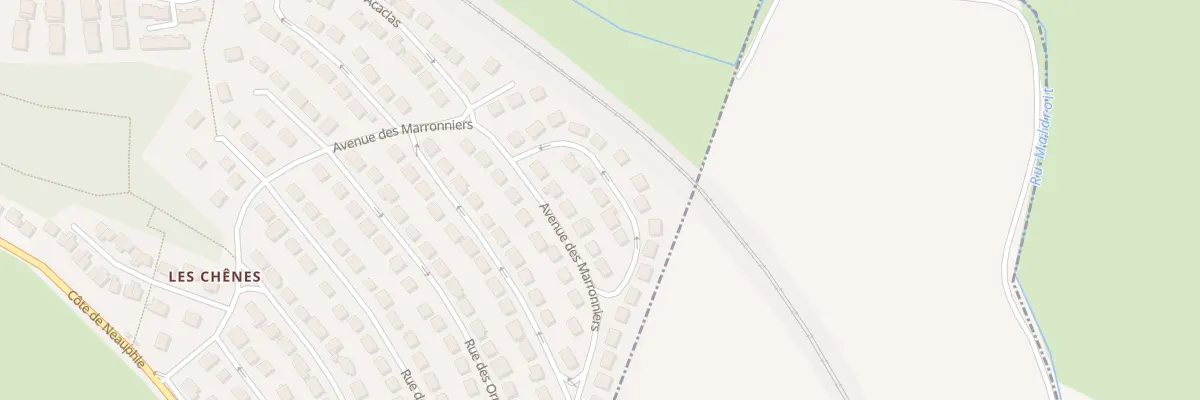 Plan du 8 Rue des Platanes à Beynes
