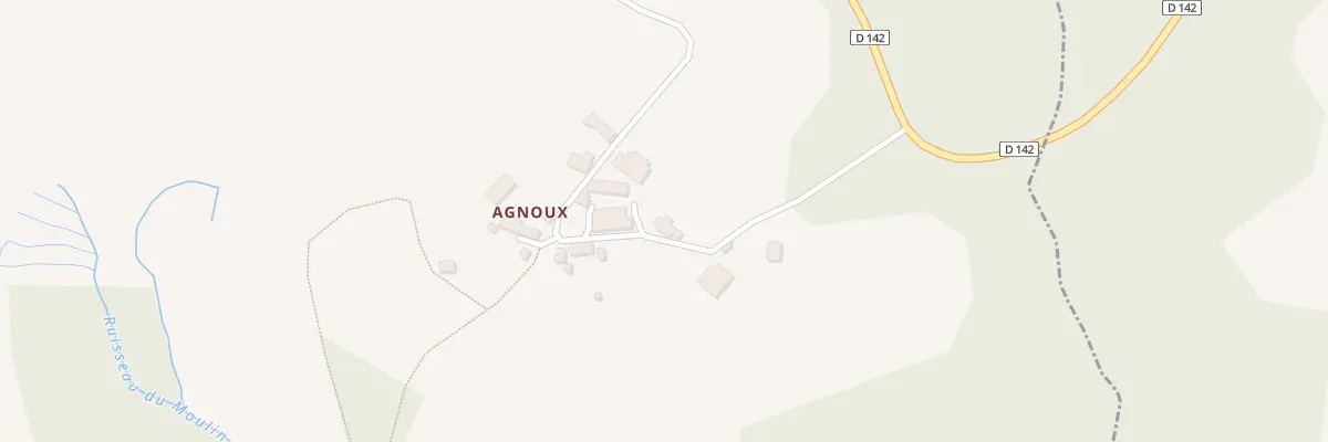 Plan du 5005 A Agnoux à Meyrignac-l’Église