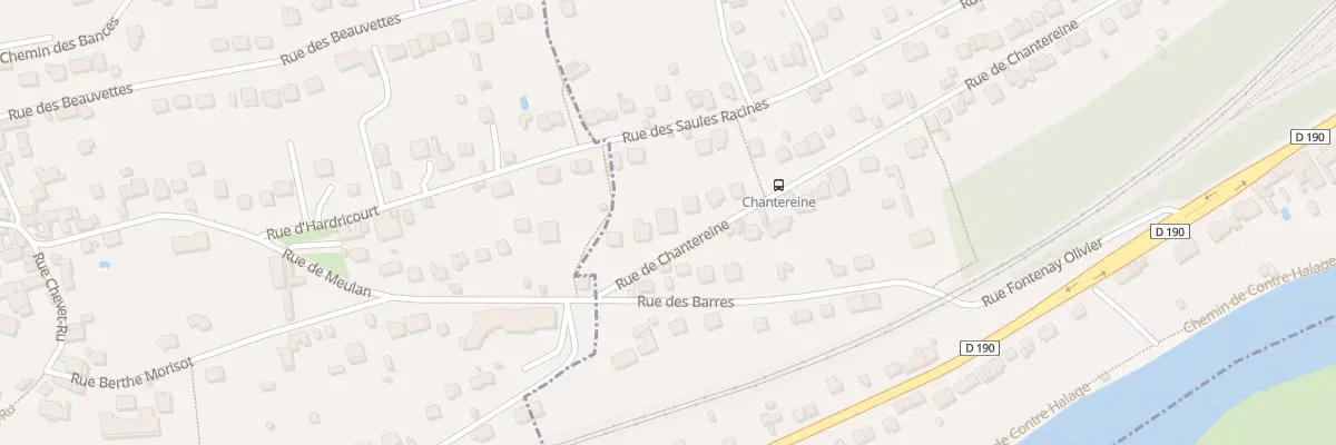 Plan du 96 Rue Chantereine à Hardricourt