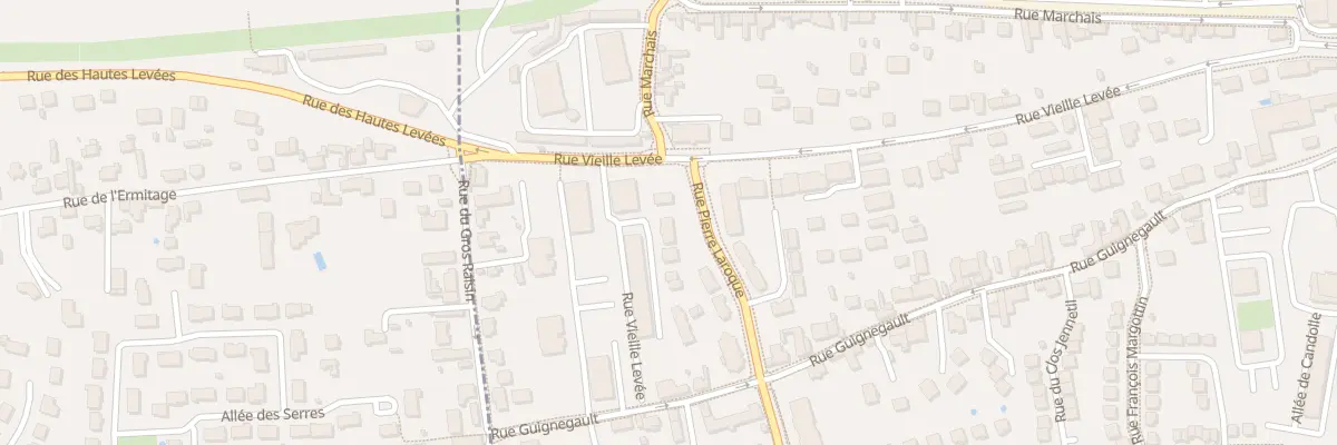 Plan du 2C Rue Pierre Laroque à Orléans
