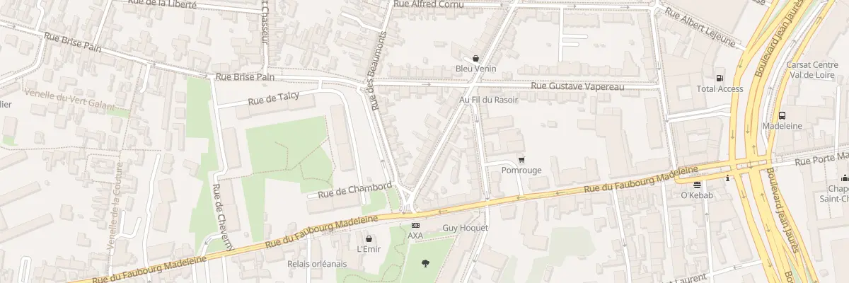 Plan du 9 Rue de Vauquois à Orléans