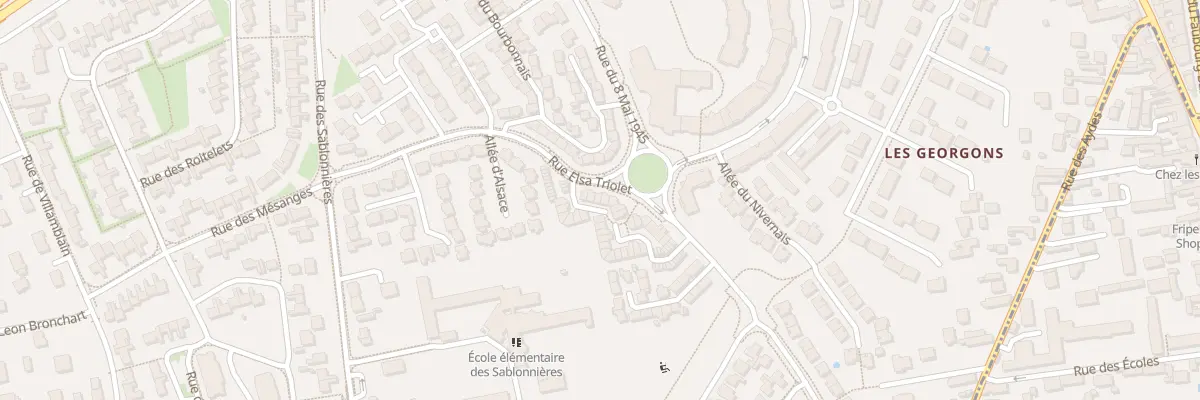 Plan du 236 Rue Elsa Triolet à Saran
