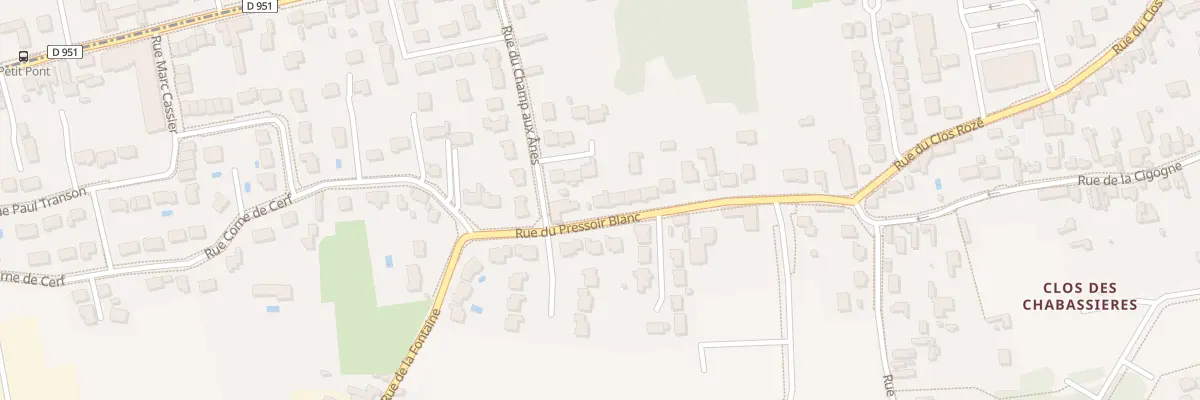 Plan du 30 Rue du Pressoir Blanc à Orléans