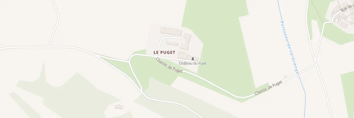 Plan du 51 Le Puget à Gaja-la-Selve