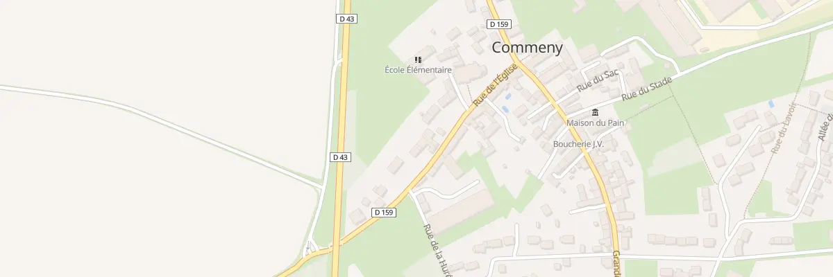 Plan du 9 Rue de l’Eglise à Commeny