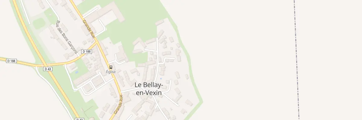 Plan du 3T Rue du Bout a Robin au Bellay-en-Vexin