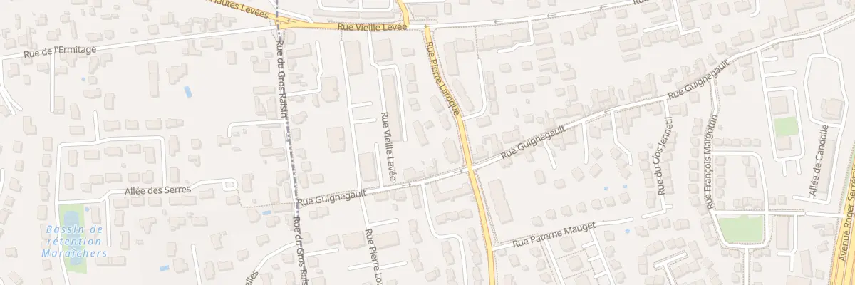Plan du 16 Rue Pierre Laroque à Orléans