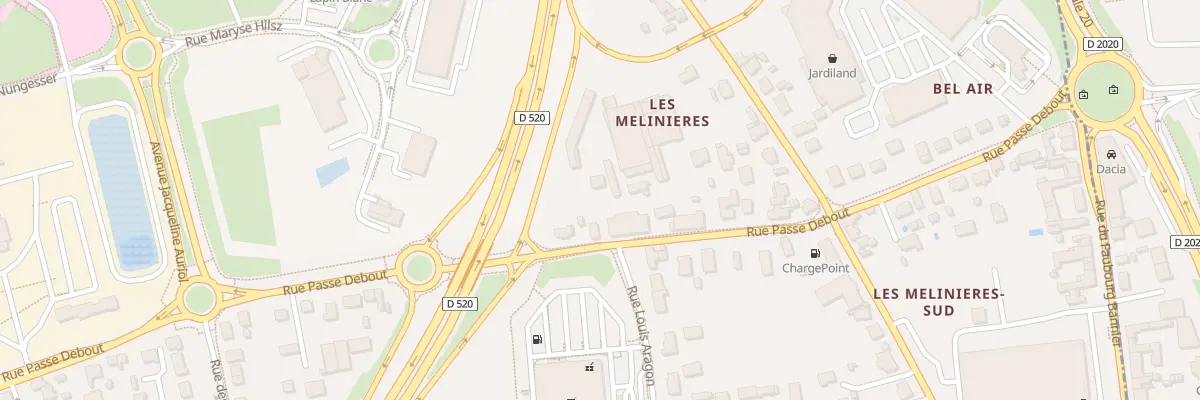 Plan du 400 Rue Passe Debout à Saran